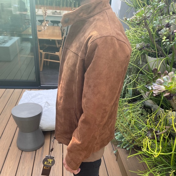 Armani Emporio Collezione Suade Men’s Jacket - Picture 3 of 6